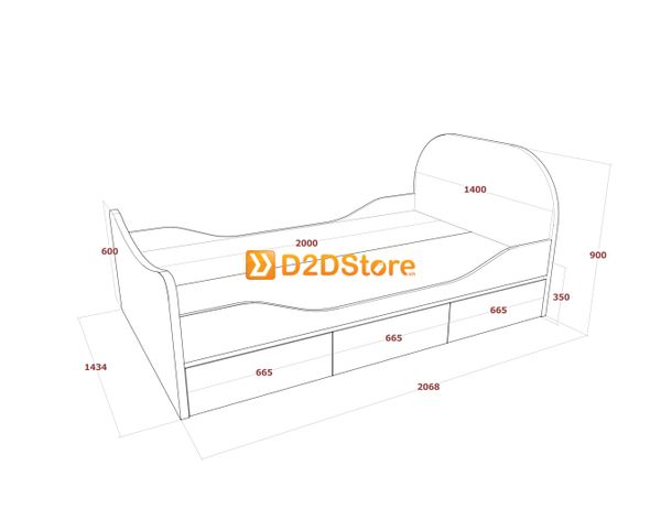 Giường ngủ cho bé GN.BE07