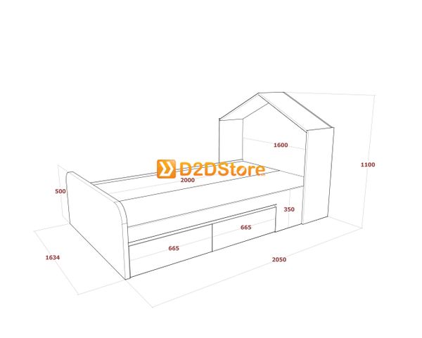 Giường ngủ cho bé GN.BE09