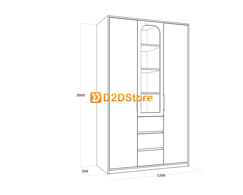 Bộ giường tủ phòng ngủ bé trai BTG.BT04