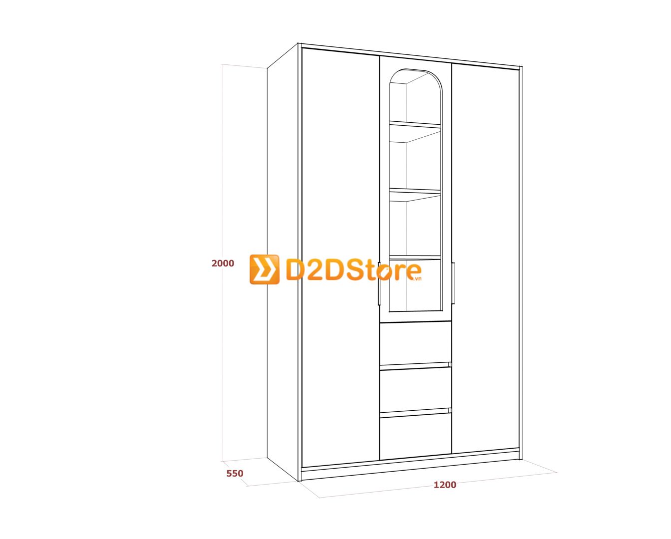  Bộ giường tủ phòng ngủ bé trai BTG.BT04 