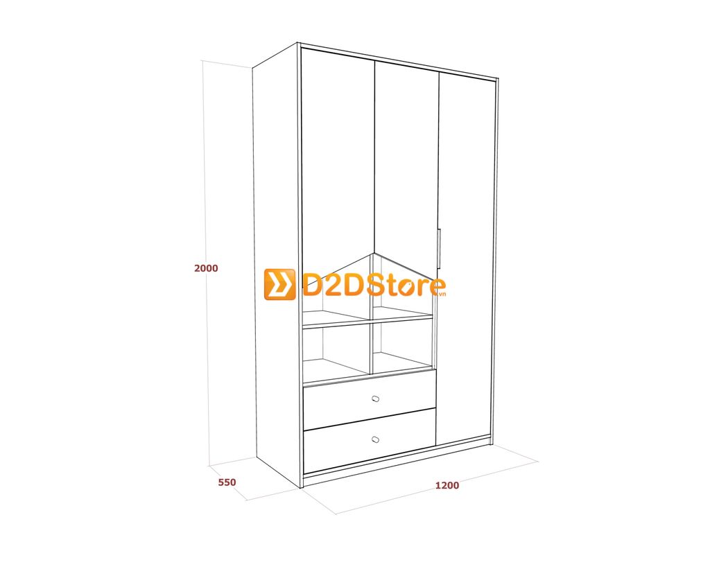 Bộ giường tủ phòng ngủ bé trai BTG.BT07