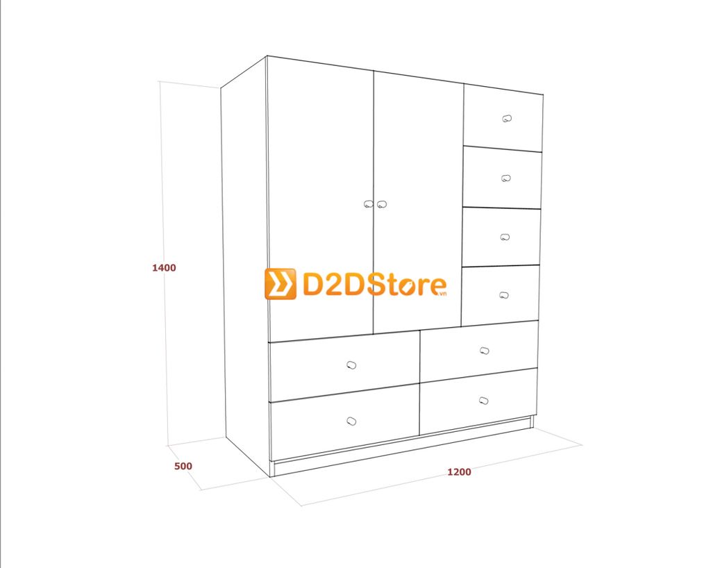 Tủ quần áo cho bé TA.BE05