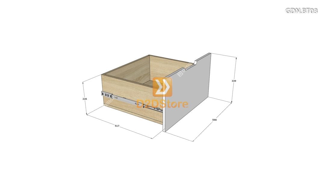  Giường ngủ kết hợp bàn học tủ áo GDN.BT03 
