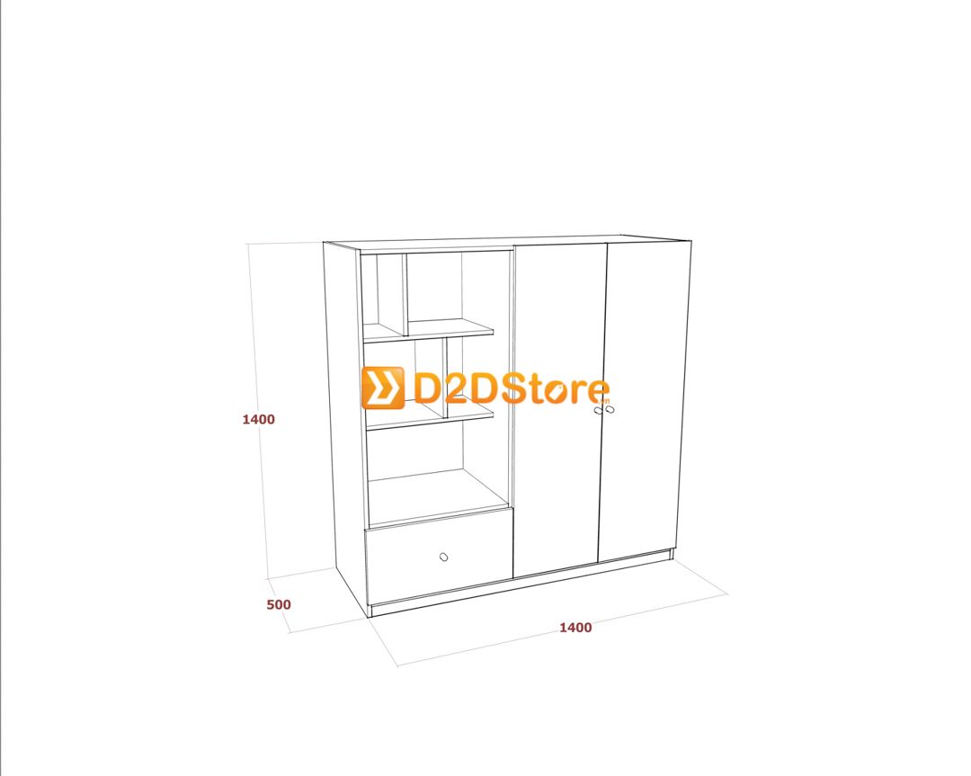  Tủ quần áo cho bé TA.BE06 