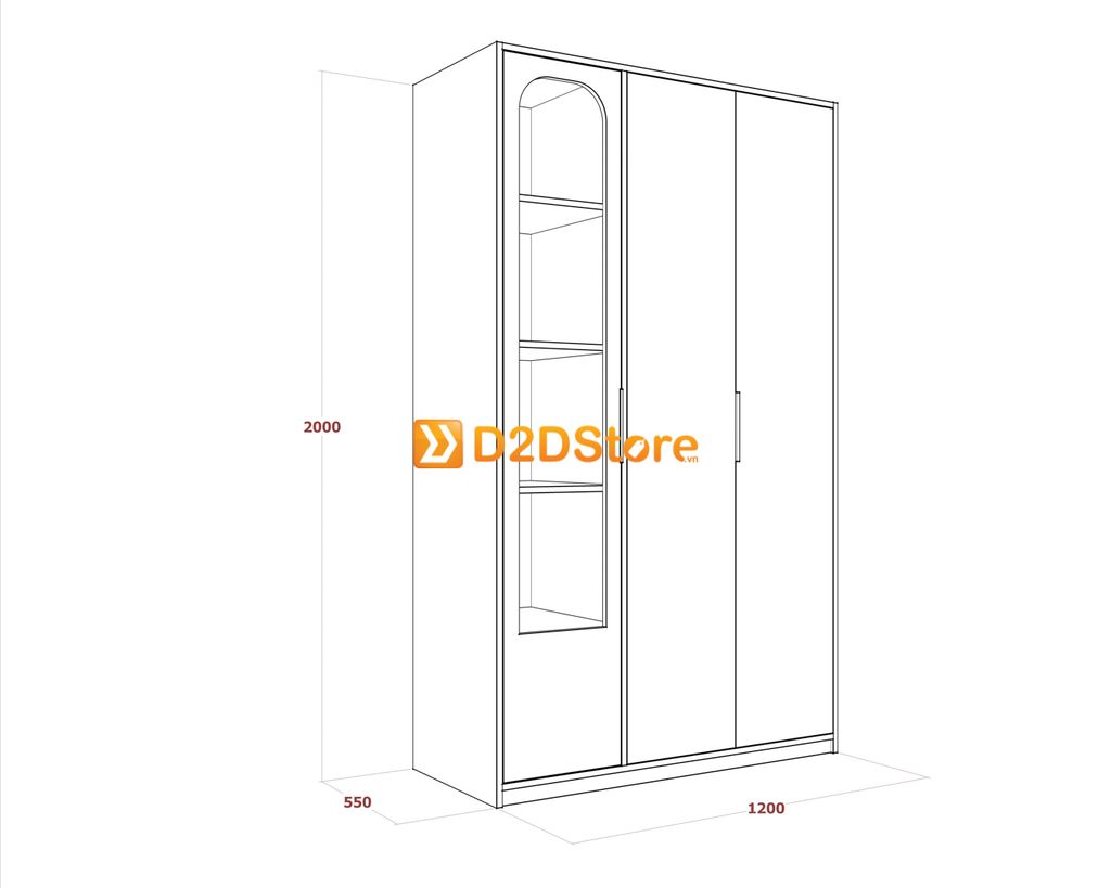 Bộ giường tủ phòng ngủ bé trai BTG.BT03