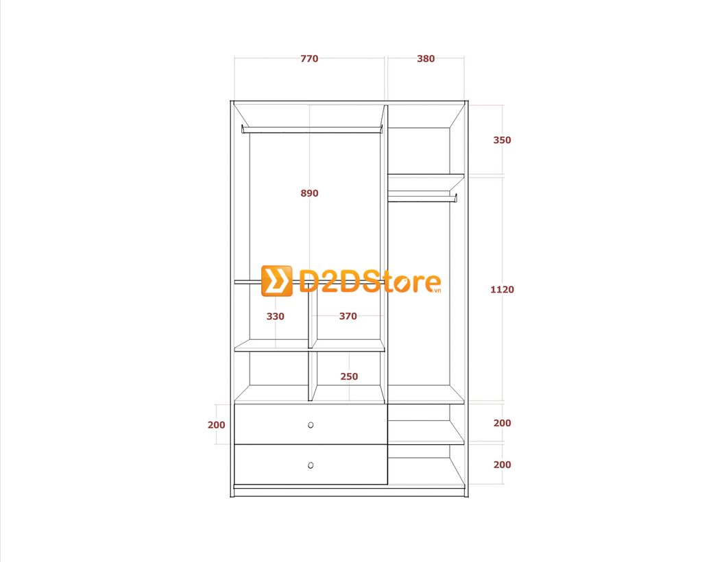 Bộ giường tủ phòng ngủ bé trai BTG.BT07