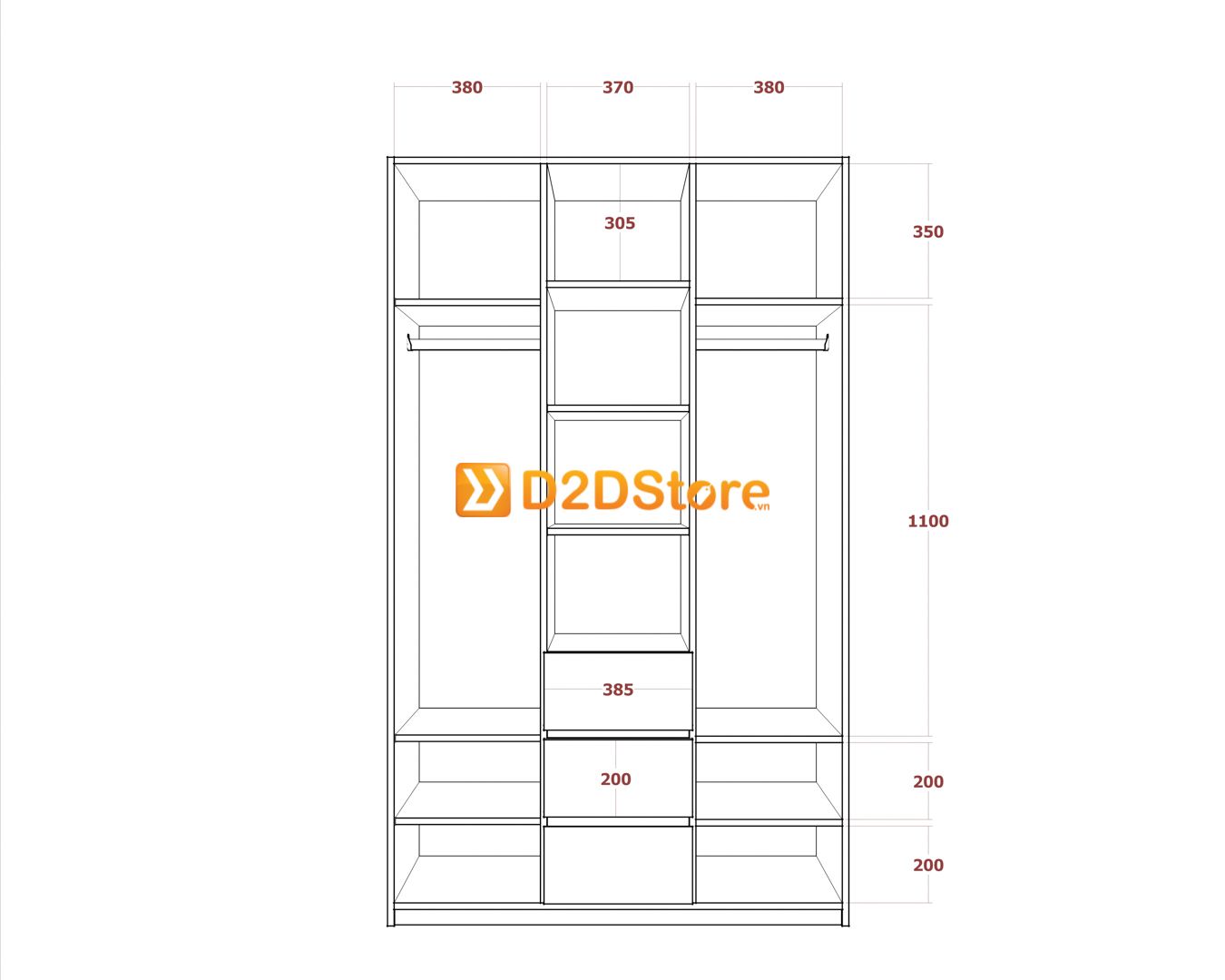  Bộ giường tủ phòng ngủ bé trai BTG.BT04 