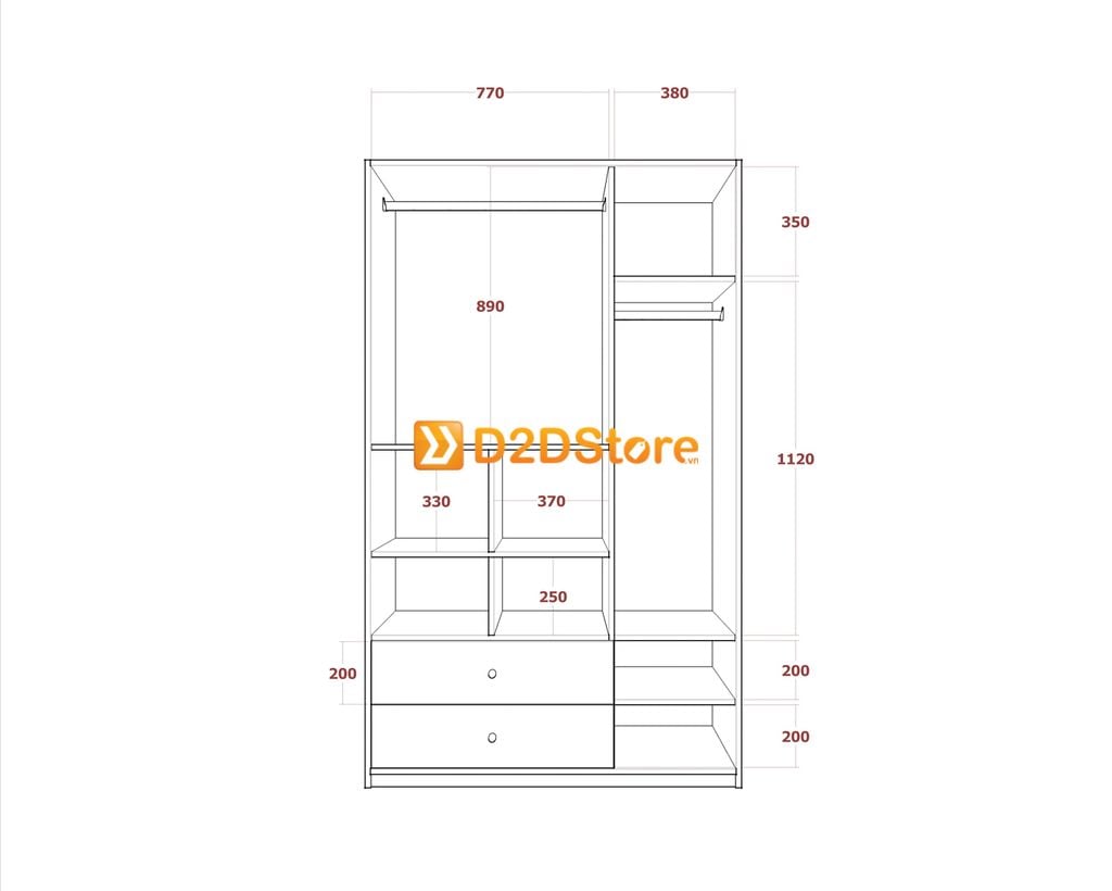 Bộ giường tủ phòng ngủ bé gái BTG.BG03