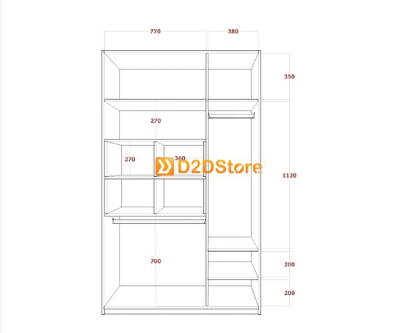 Bộ giường tủ phòng ngủ bé gái BTG.BG01