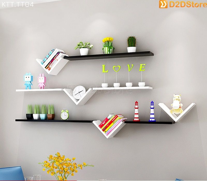  Kệ trang trí treo tường KTT.TT04 