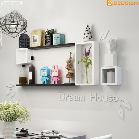 Kệ trang trí treo tường KTT.TT06