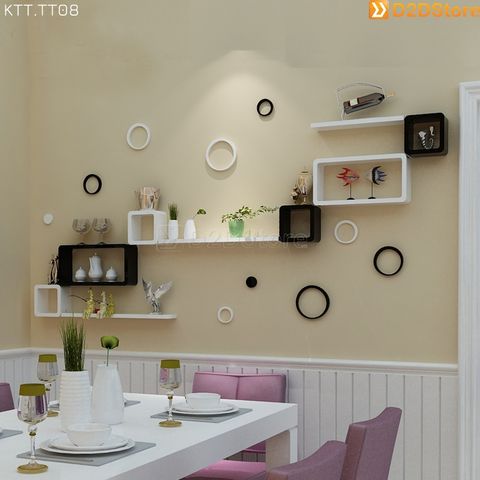 Kệ trang trí treo tường KTT.TT08
