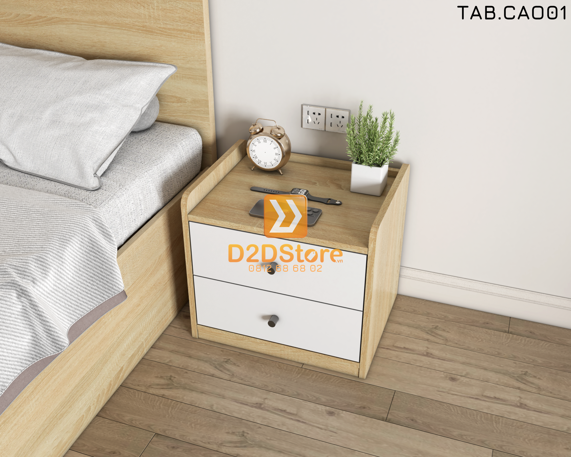  Tab đầu giường cao TAB.CAO01 