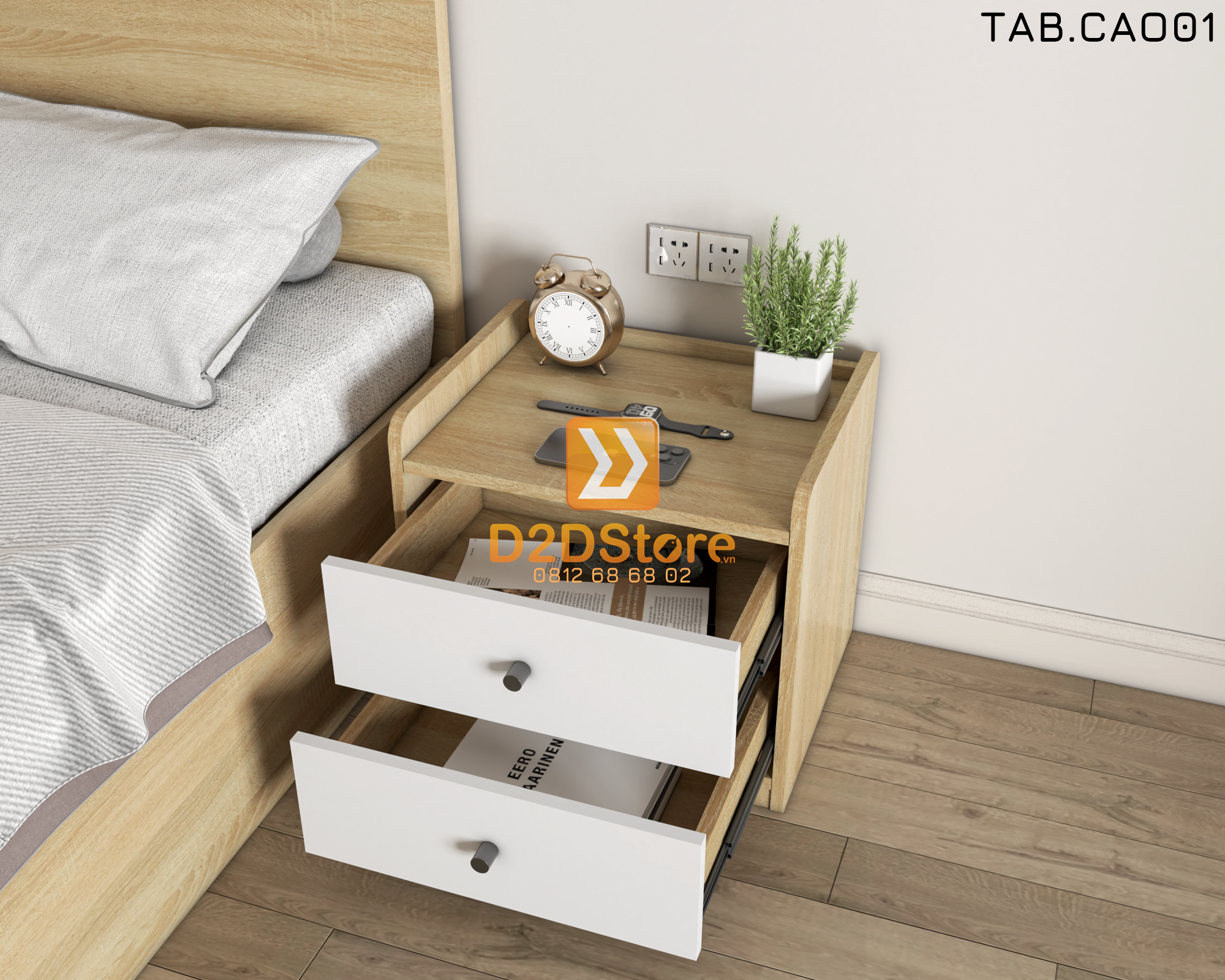  Tab đầu giường cao TAB.CAO01 