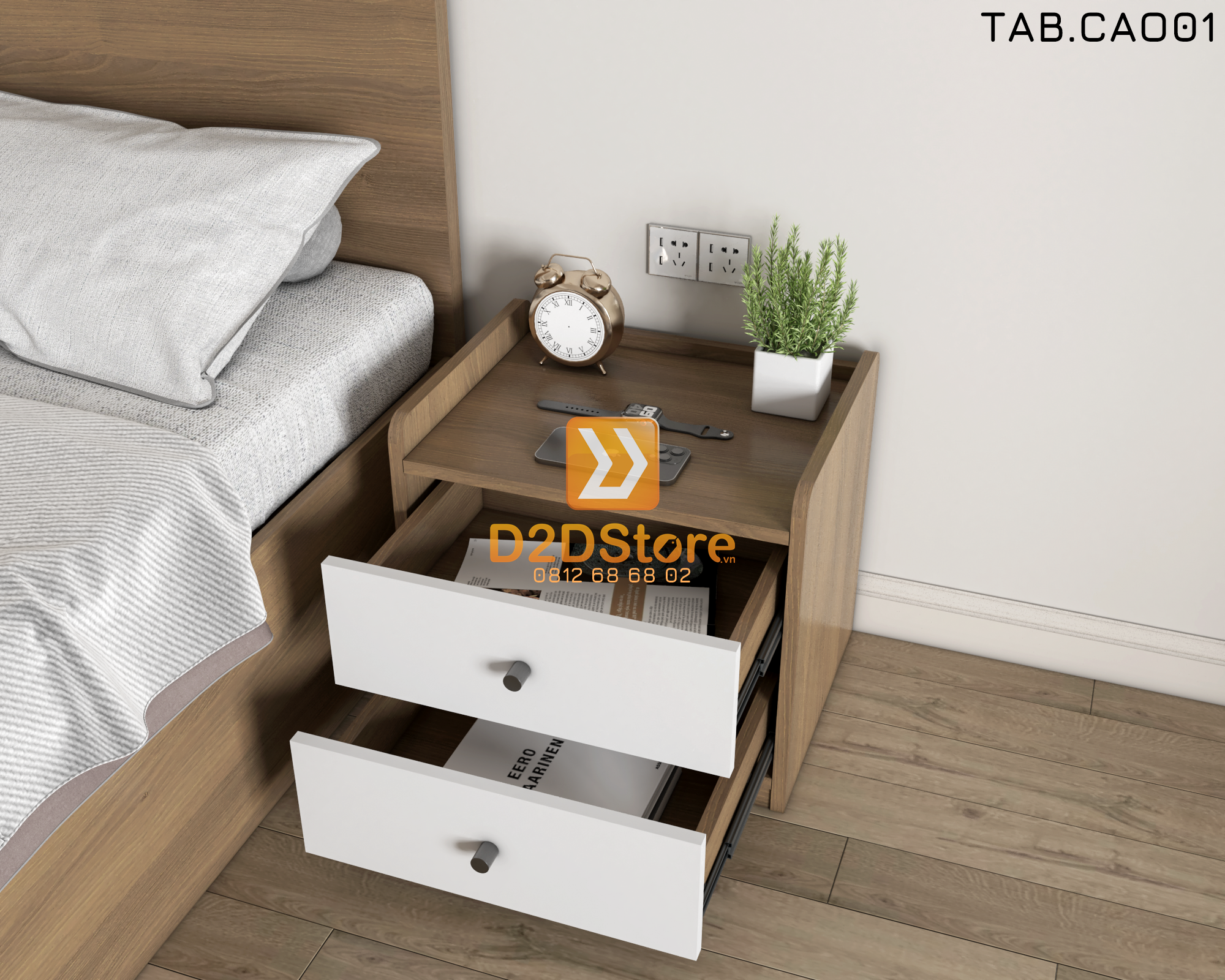 Tab đầu giường cao TAB.CAO01 