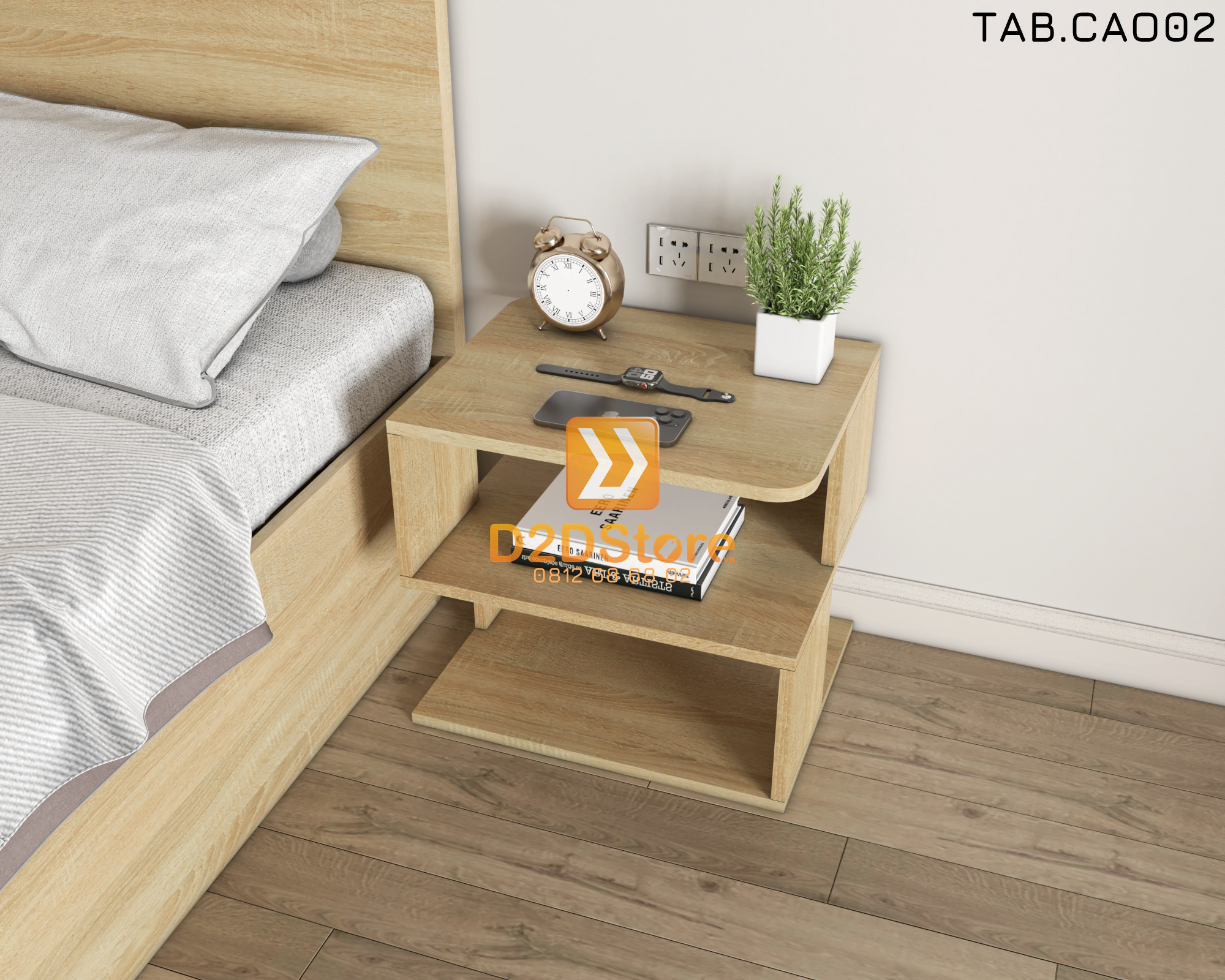  Tab đầu giường cao TAB.CAO02 