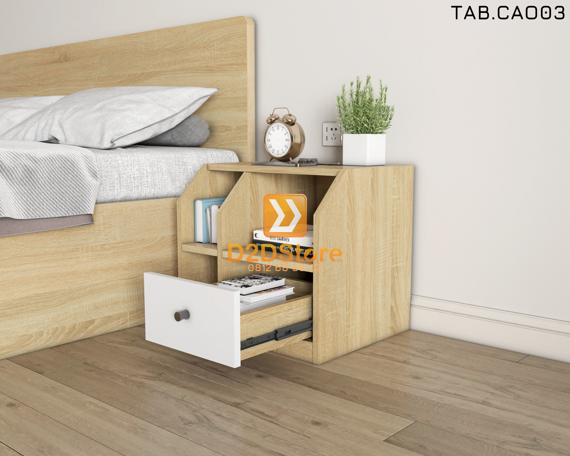  Tab đầu giường cao TAB.CAO03 