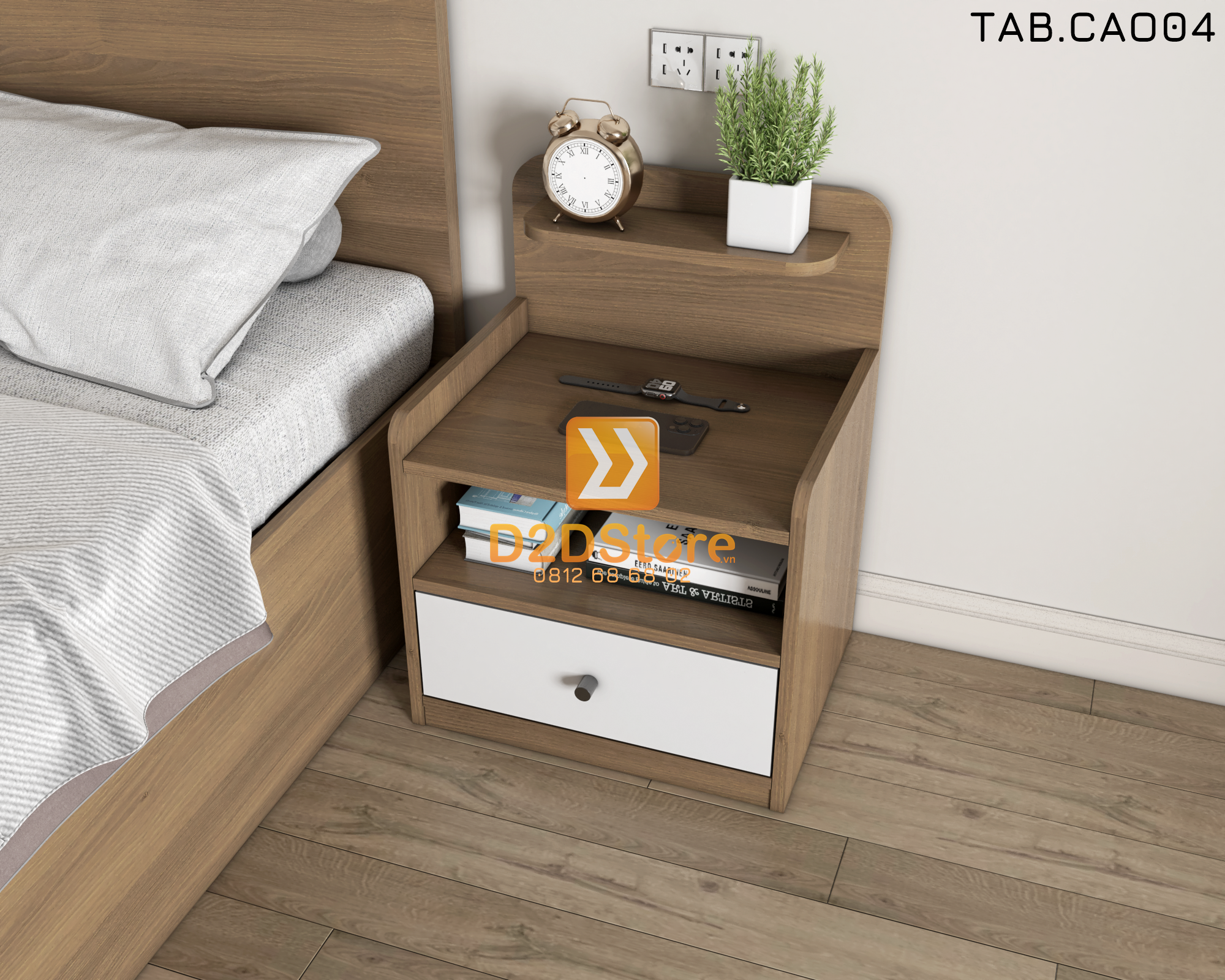  Tab đầu giường cao TAB.CAO04 