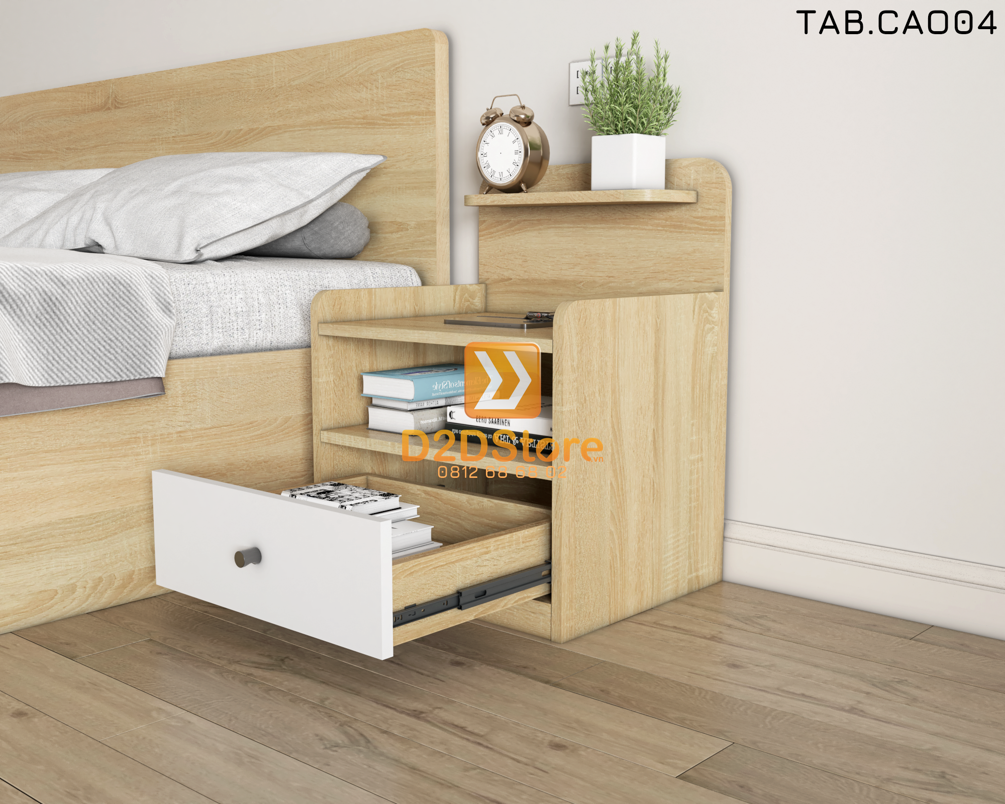  Tab đầu giường cao TAB.CAO04 