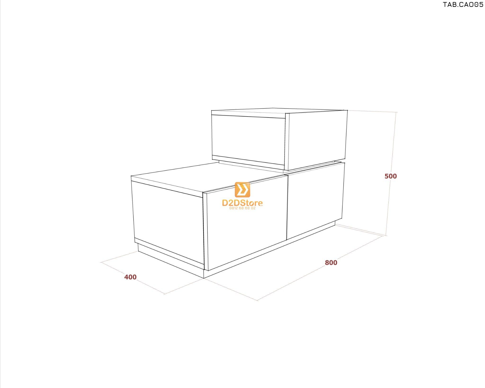  Tab đầu giường cao TAB.CAO05 