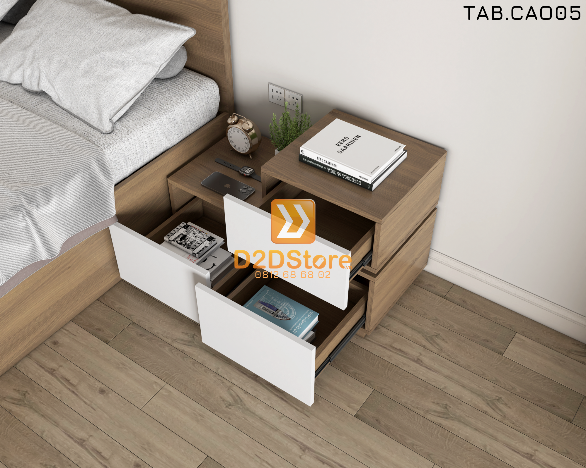  Tab đầu giường cao TAB.CAO05 