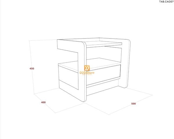 Tab đầu giường cao TAB.CAO07