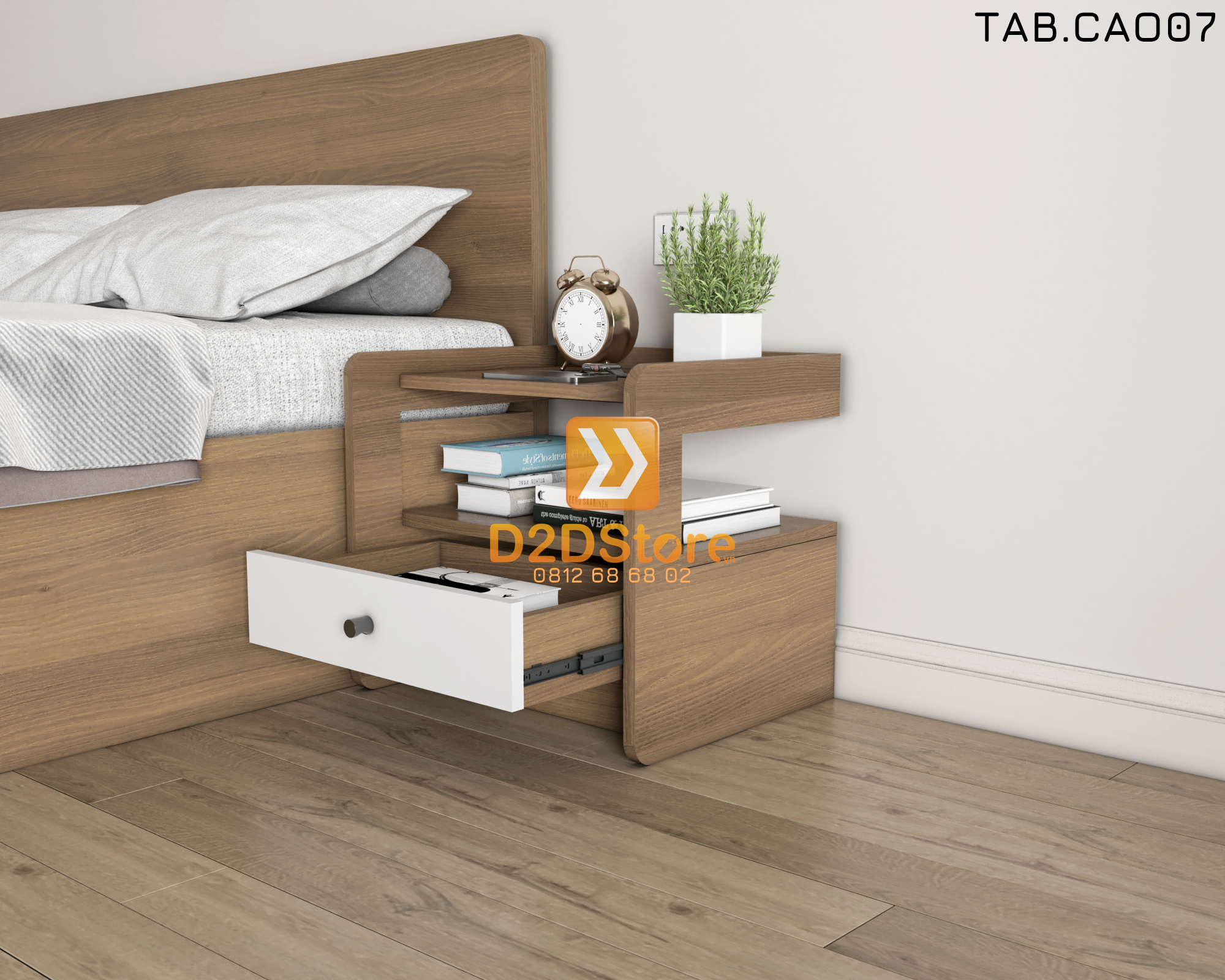  Tab đầu giường cao TAB.CAO07 
