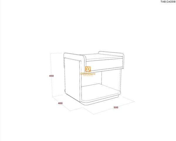 Tab đầu giường cao TAB.CAO08