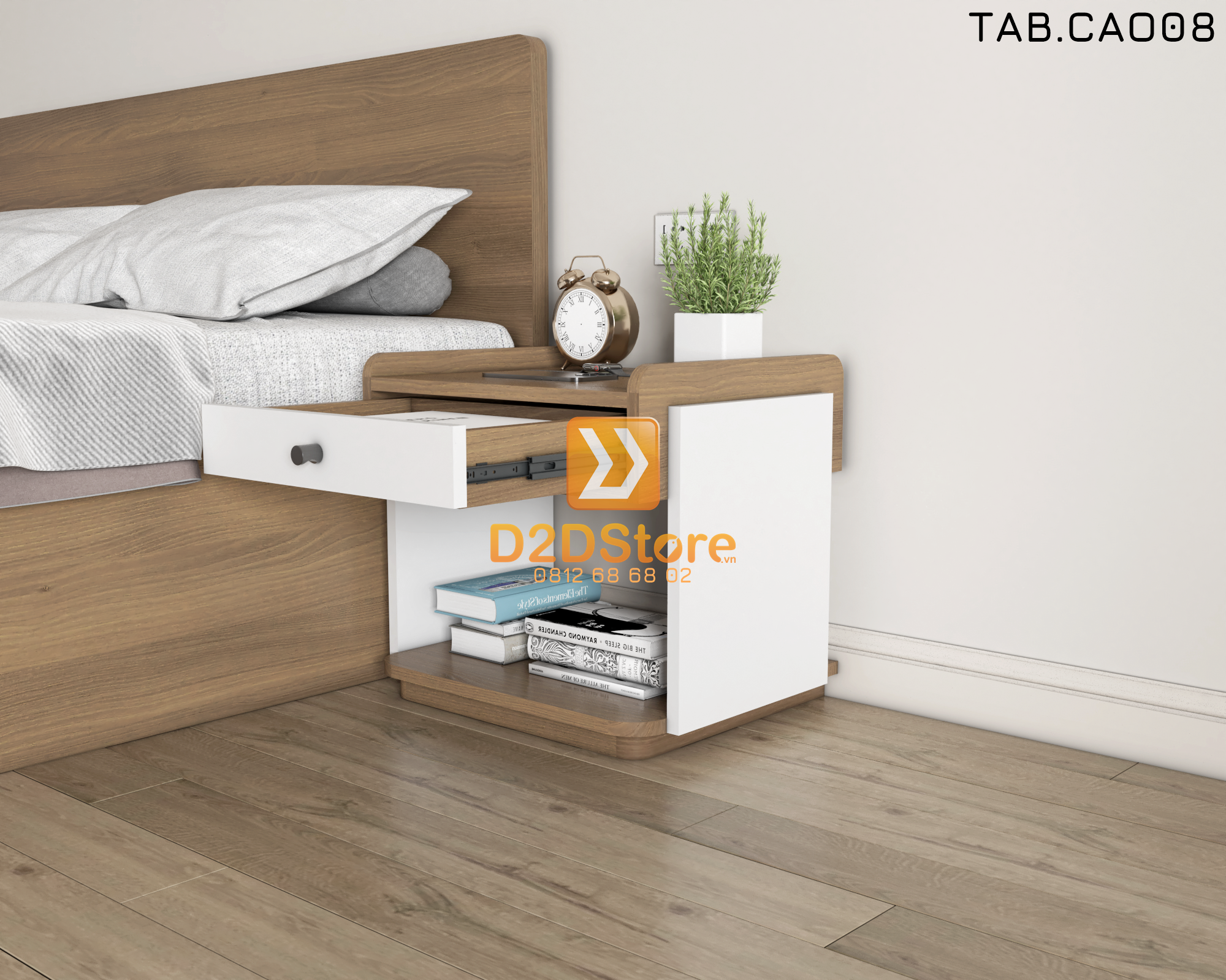  Tab đầu giường cao TAB.CAO08 