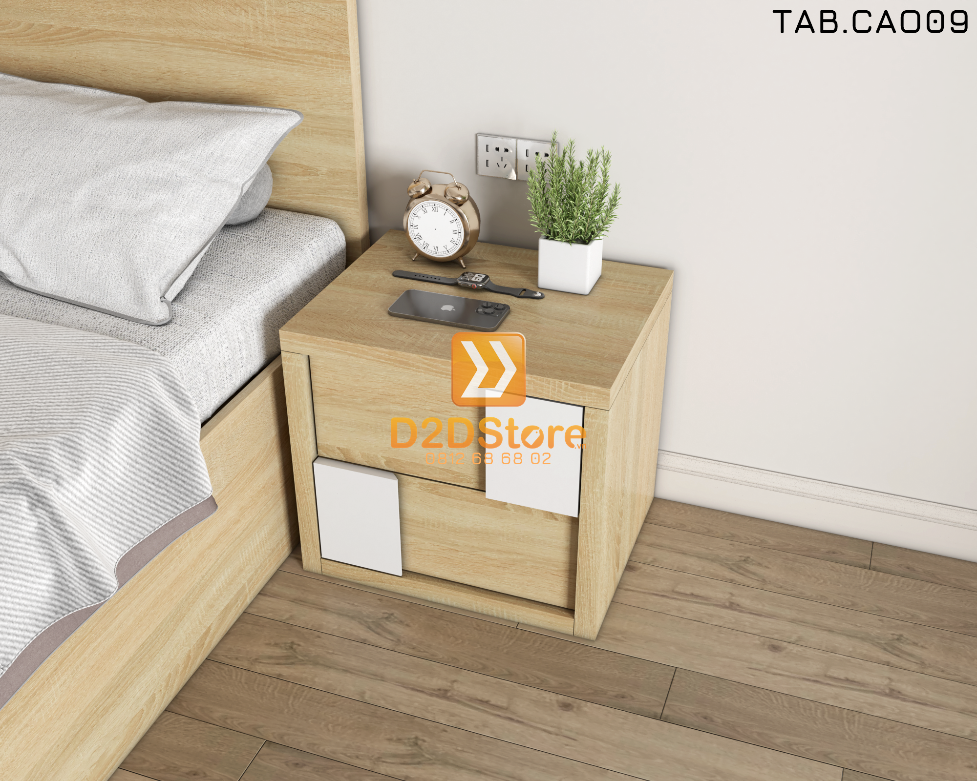  Tab đầu giường cao TAB.CAO09 