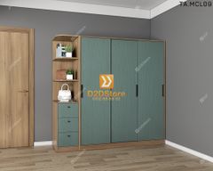 Tủ quần áo melamine cửa lùa TA.MCL09