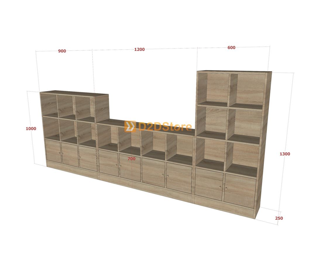  Kệ sách để sàn KS.DS05 