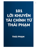  101 Lời Khuyên Tài Chính Cá Nhân Từ Thái Phạm 