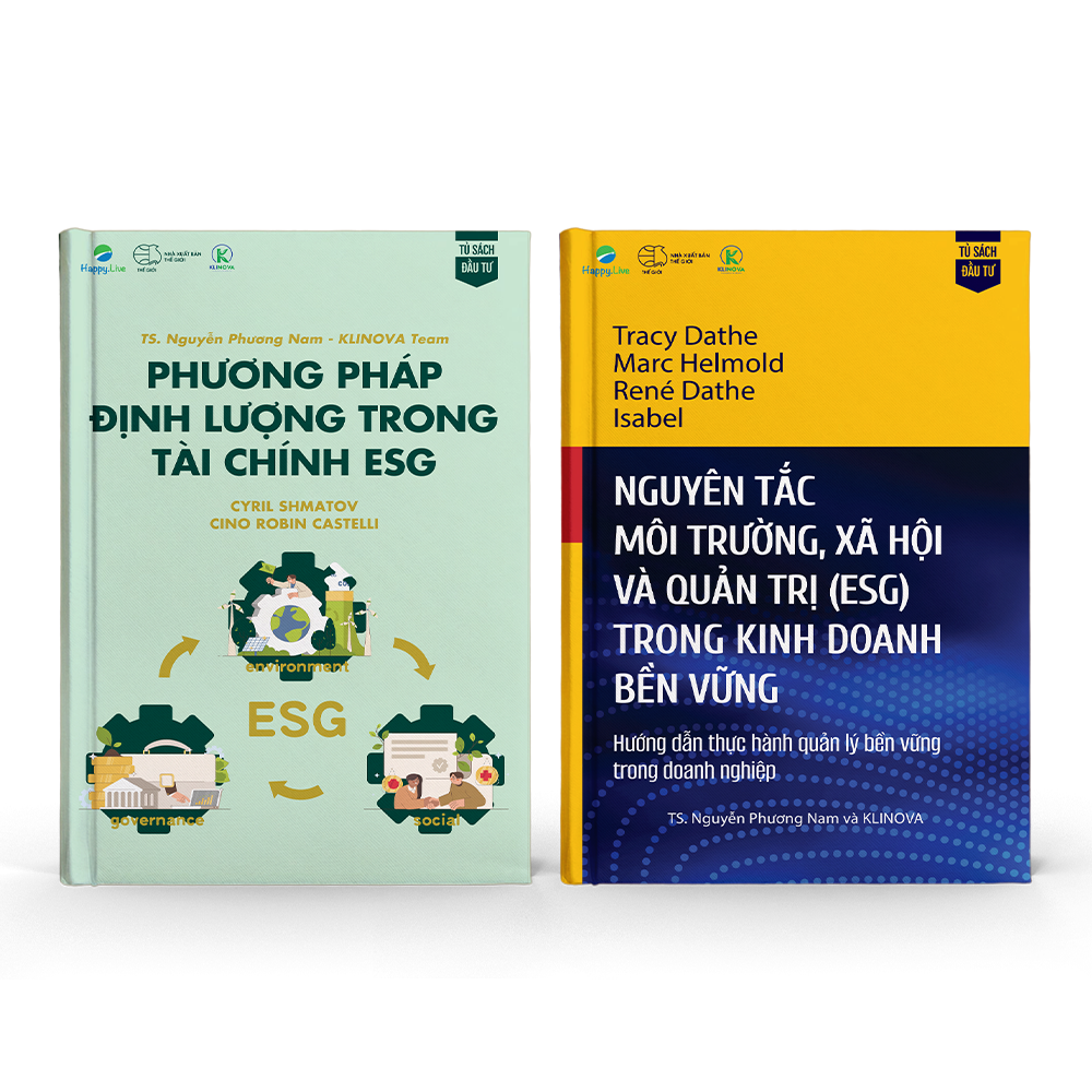  Bộ sách Giải pháp ESG: Kết nối tư duy quản trị và dữ liệu định lượng 