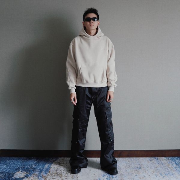  GUCOON® DRILL HOODIE BOXY 