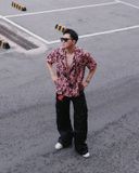  GUCOON® CUBAN SHIRT - PINK LEO 