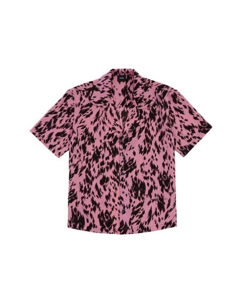  GUCOON® CUBAN SHIRT - PINK LEO 