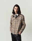  GUCOON® ZIPPED FLANNEL SHIRT 