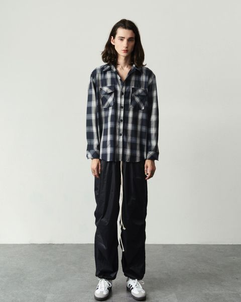  GUCOON® OVERSIZED FLANNEL SHIRT 
