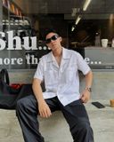  GUCOON® WHITE BOXY SHIRT 