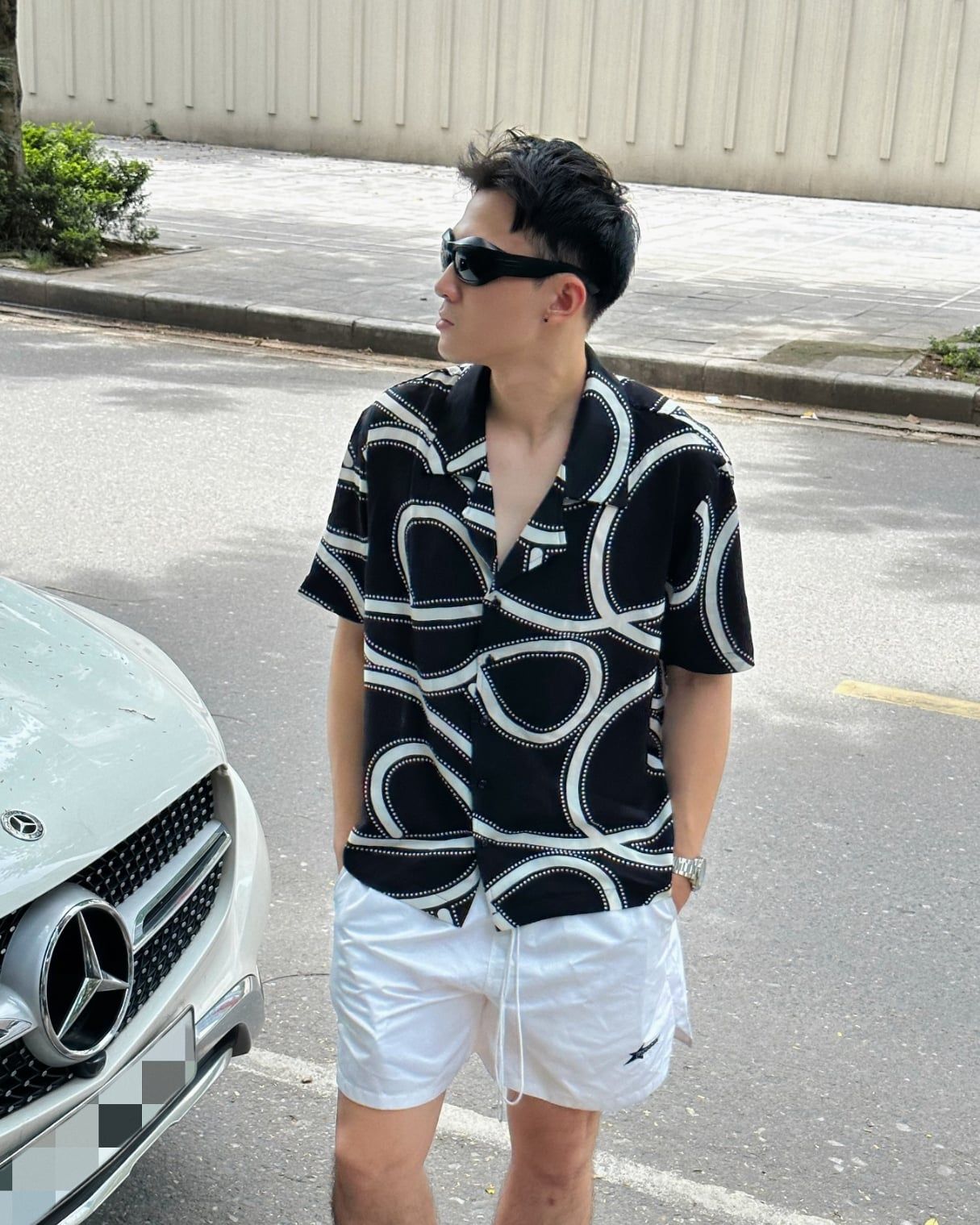  GUCOON® CUBAN SHIRT ABSTRACT 