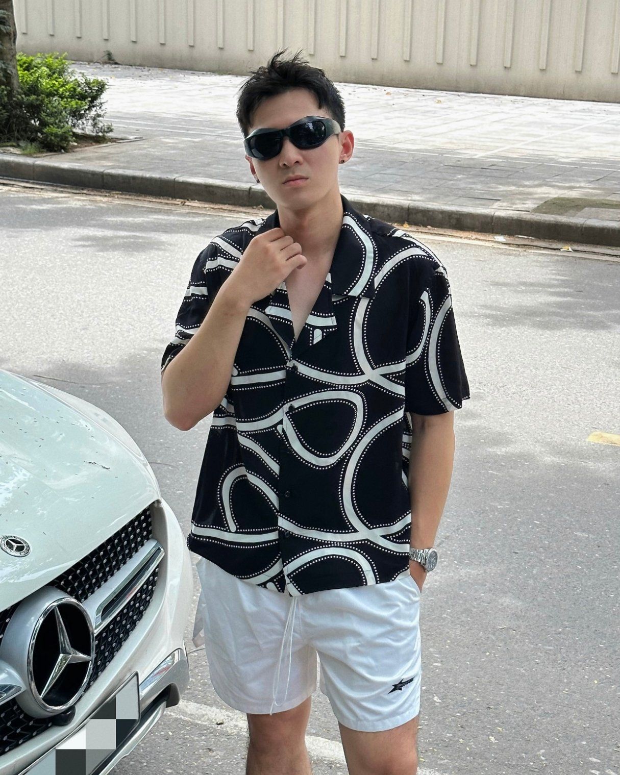  GUCOON® CUBAN SHIRT ABSTRACT 