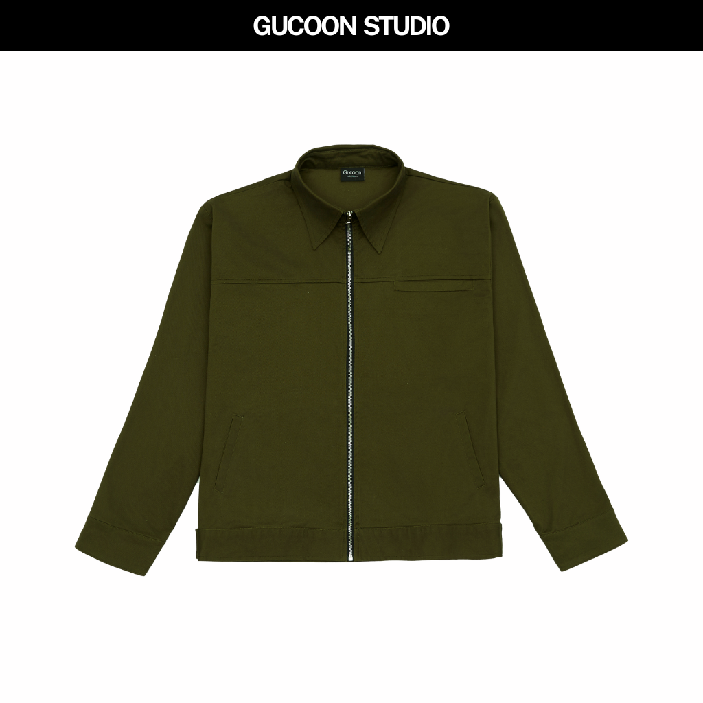  GUCOON® BOXY KAKI WORK JACKET 
