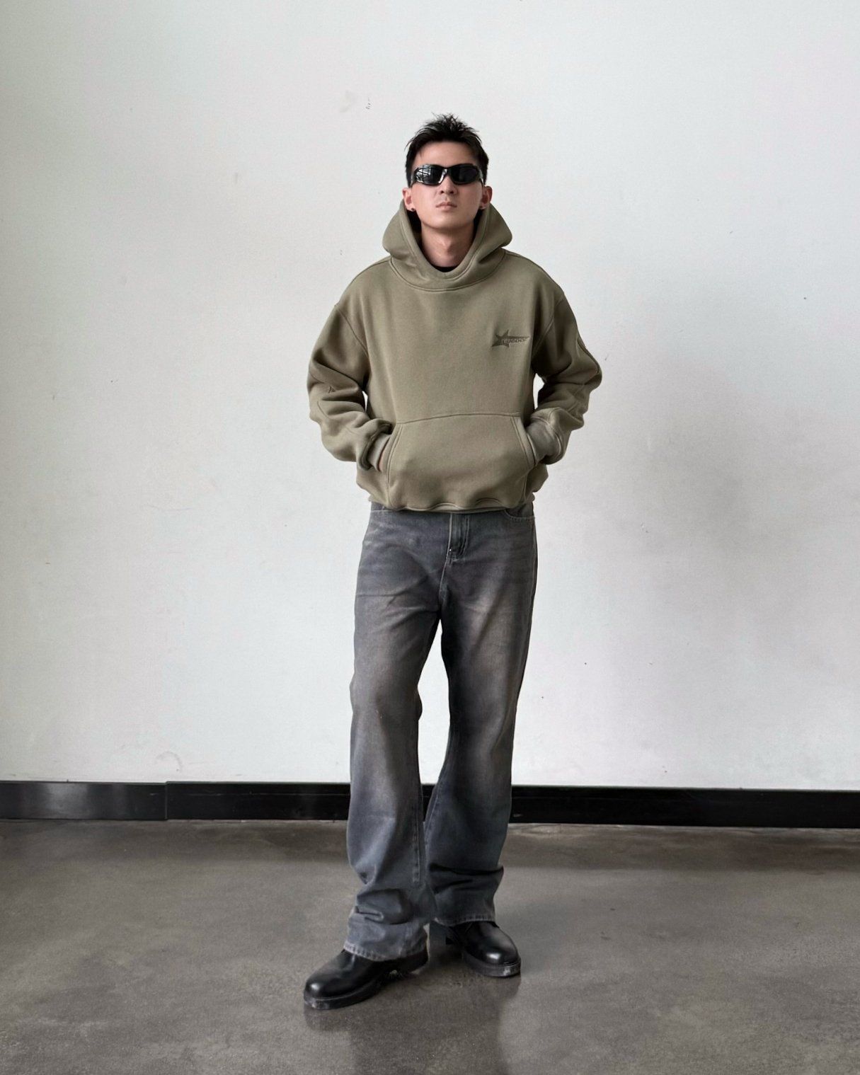  GUCOON® VINTAGE STRAIGHT WASH JEANS 