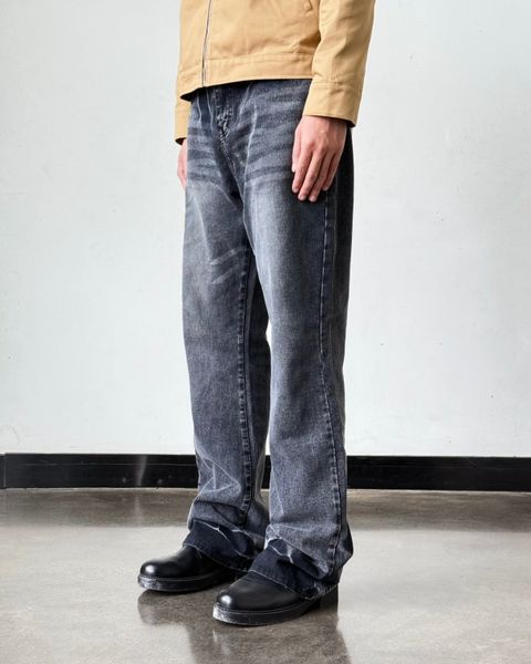  GUCOON® VINTAGE STRAIGHT WASH JEANS 