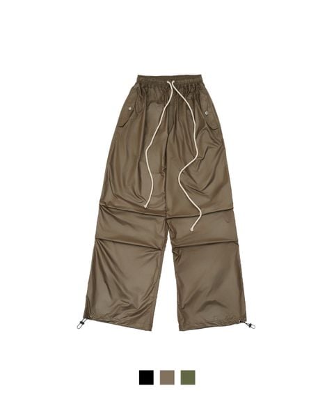  GUCOON® METALIC PARACHUTE PANTS 