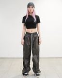  GUCOON® METALIC PARACHUTE PANTS 