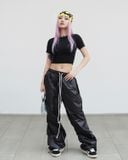  GUCOON® METALIC PARACHUTE PANTS 