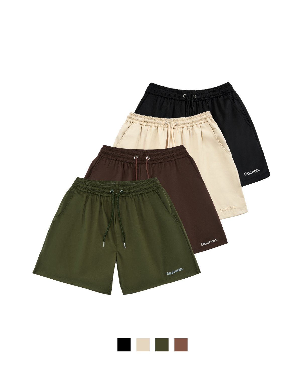  GUCOON® BASIC KAKI SHORT 