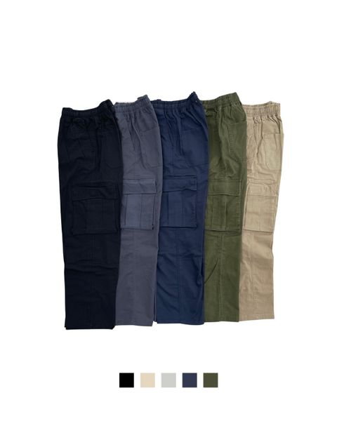  GUCOON® KAKI CARGO PANTS 